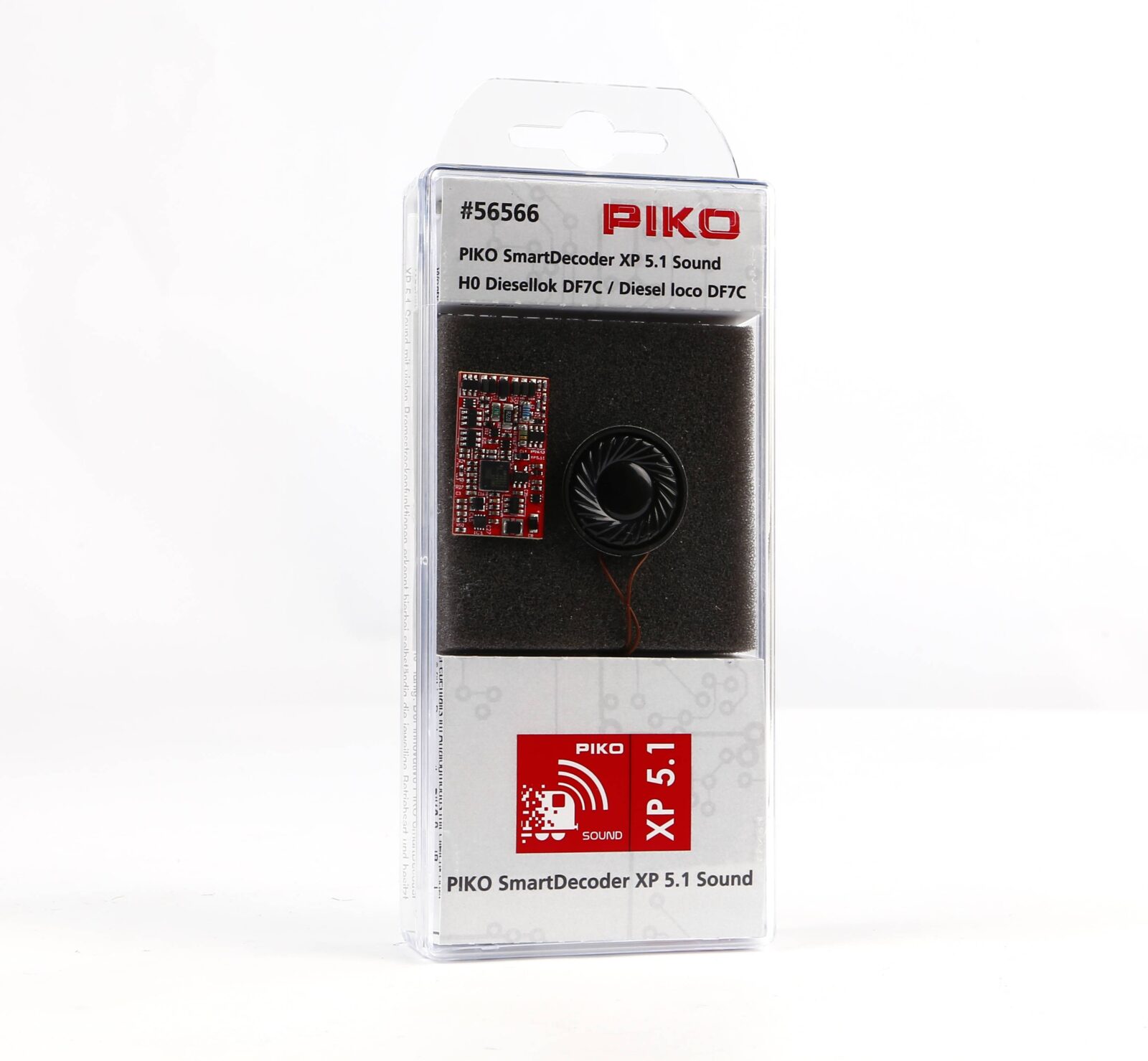 PIKO SmartDecoder XP 5.1 S DF7C PluX22 con altoparlante Scala H0 DS Modellismo PIKO SmartDecoder XP 5.1 S DF7C scala H0