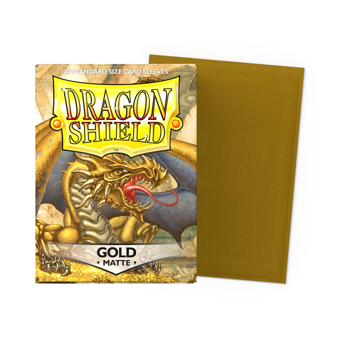 Dragon Shield Buste Protettive Standard da 100 - Matte Gold AT-11006 DS Modellismo Dragon Shield Buste Protettive Standard