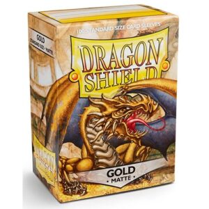 Dragon Shield Bustine Standard Matte Gold 100pz