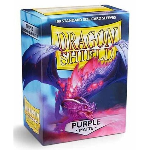 Dragon Shield Bustine Standard Matte Purple 100pz DS Modellismo Dragon Shield Bustine Standard Matte Purple 100pz