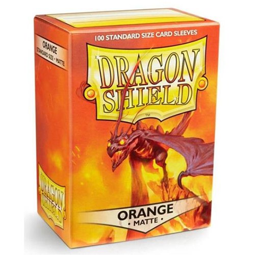 Dragon Shield Bustine Standard Matte Orange 100pz DS Modellismo Dragon Shield Bustine Standard Matte Orange 100pz