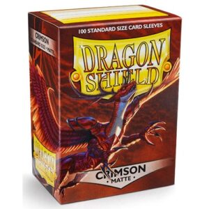 Dragon Shield Bustine Standard Matte Crimson 100pz