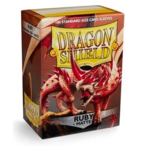 Dragon Shield Bustine Standard Matte Ruby 100pz
