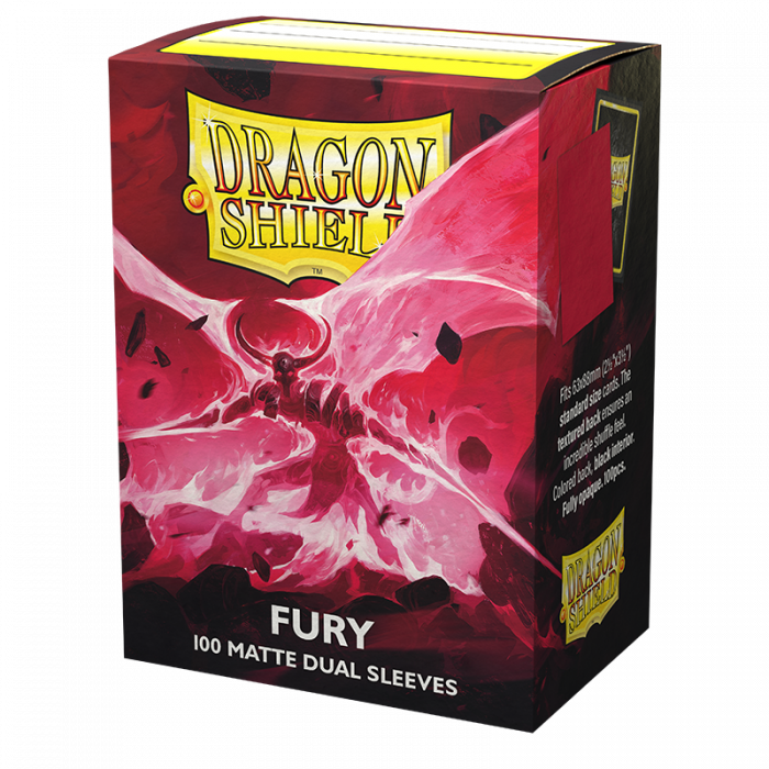 DS100 Sleeves Standard Matte Dual - Fury Alaric Crimson King (AT-15055) DS Modellismo DS100 Sleeves Standard Matte Dual Fury