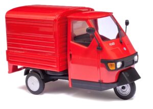 Piaggio w.box body rosso scala 1:43 Busch
