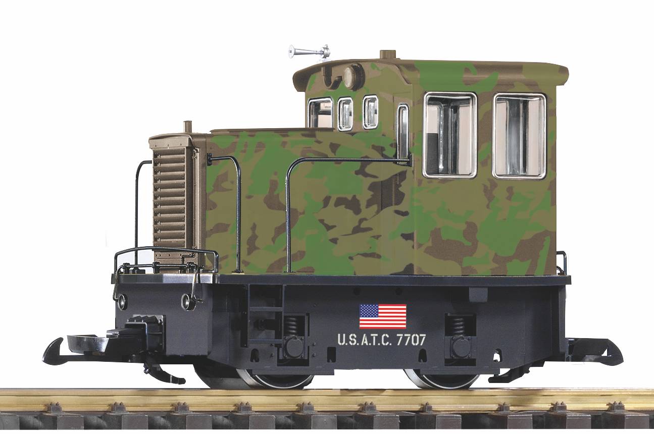 Locomotiva diesel / Sound-US GE-25Ton US Army, RC Scala G DS Modellismo Locomotiva diesel / Sound-US scala G