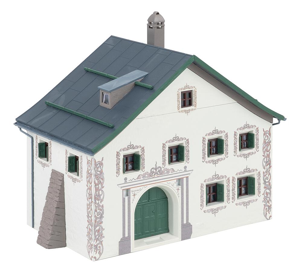 Guarda Casa nei Grigioni Scala H0 DS Modellismo Guarda Casa nei Grigioni scala H0 Faller