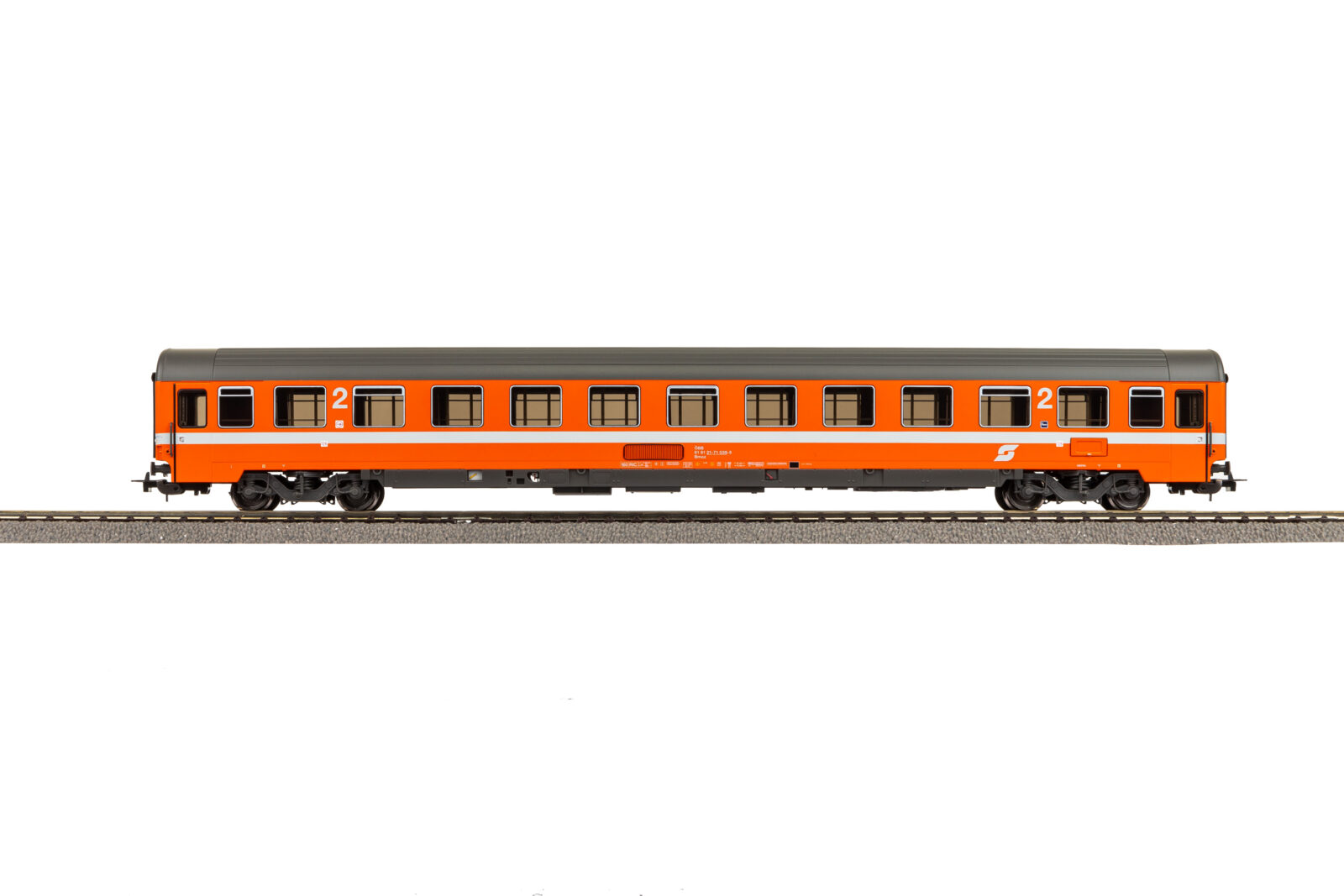 Carrozza Passeggeri Eurofima 2^ Classe ÖBB Epoca IV Scala H0 DS Modellismo Carrozza Passeggeri Eurofima 2^ scala H0 - vista 4