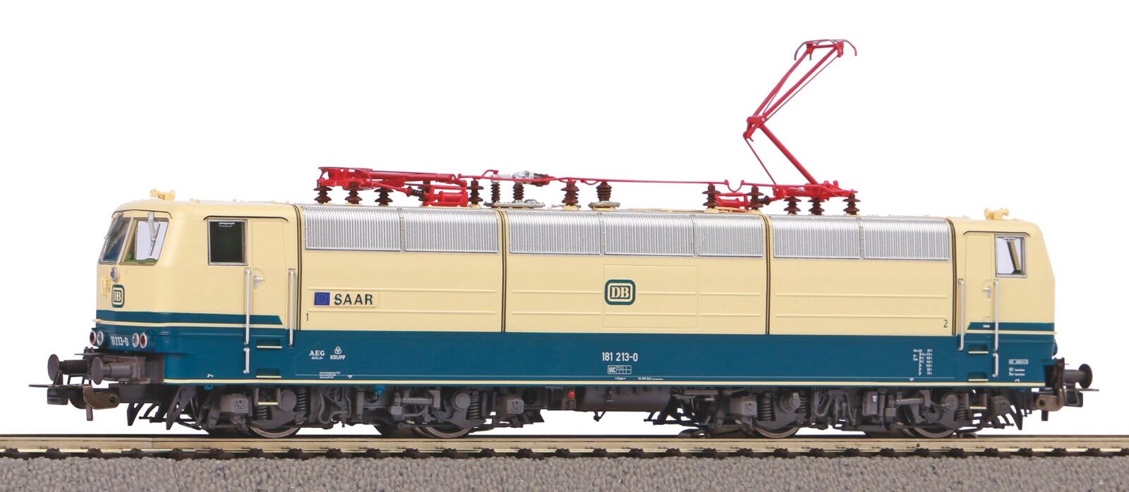Locomotiva elettrica Gruppo 181.2 SAAR DB Epoca IV, incl. decoder compatibile mfx Scala H0 DS Modellismo Locomotiva elettrica Gruppo 181.2 scala H0