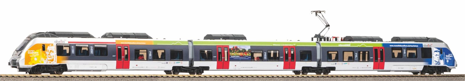 Automotrice Elettrica / Sound BR 442 "Talent 2" Abellio VI 3 pezzi Versione C.A., incl. PIKO Sound-Decoder Scala H0 DS Modellismo Automotrice Elettrica / Sound BR scala H0