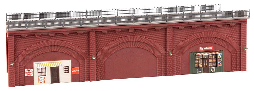 Portici con negozi Scala H0 DS Modellismo Portici negozi scala H0 Faller