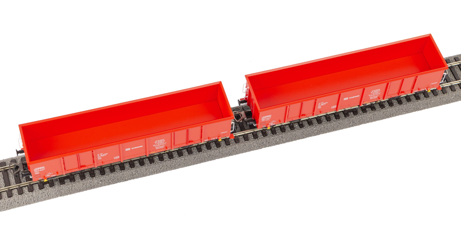 Set 2 Carri Merci aperti Eaos DB Schenker Rail Polska VI Scala H0 DS Modellismo Set 2 Carri Merci aperti Eaos DB scala H0