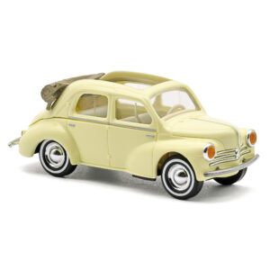 Renault 4 CV Cabrio Gialla scala H0 Busch