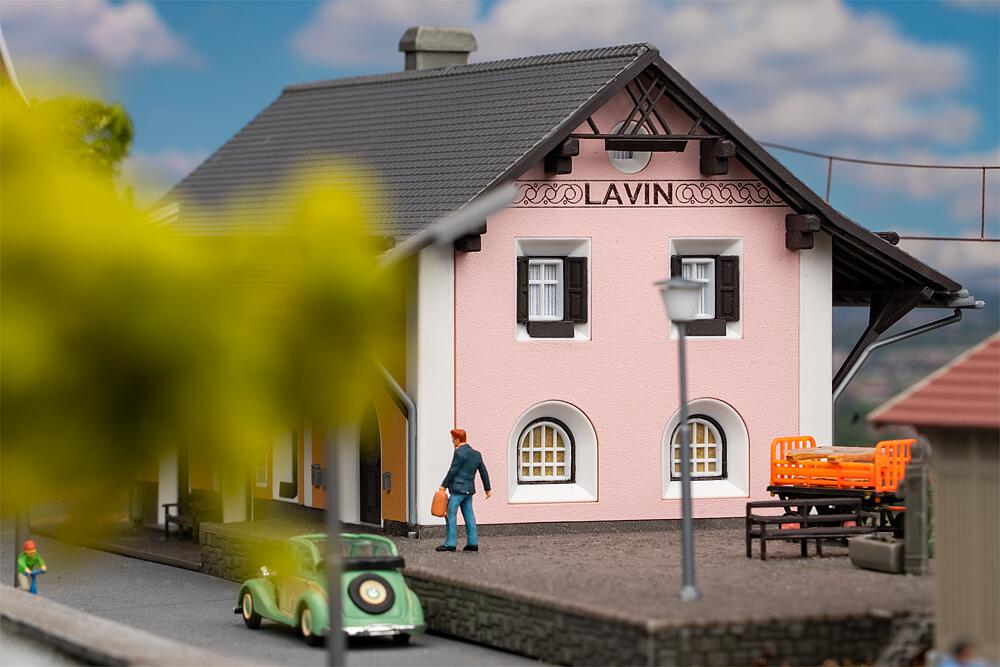 Stazione di Lavin Scala H0 DS Modellismo Stazione di Lavin scala H0 Faller