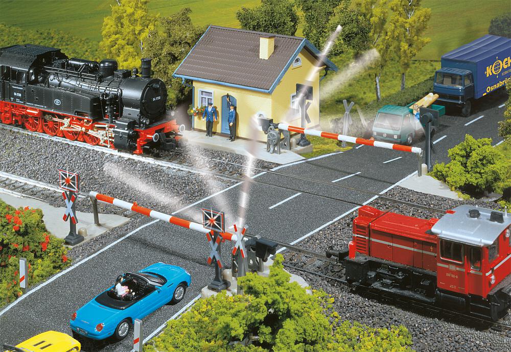 Passaggio a livello motorizzato Scala H0 DS Modellismo Passaggio a livello motorizzato scala H0