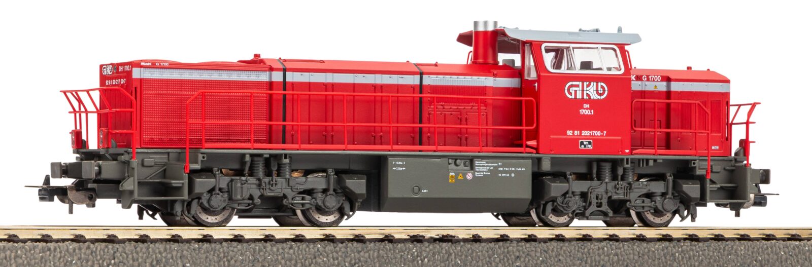 Locomotiva Diesel G 1700 GKB Epoca VI Scala H0 DS Modellismo Locomotiva Diesel G 1700 GKB Epoca scala H0