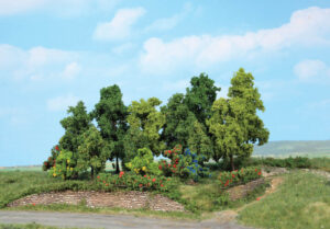 Foresta decidua, 18 cespugli e alberi 1-11