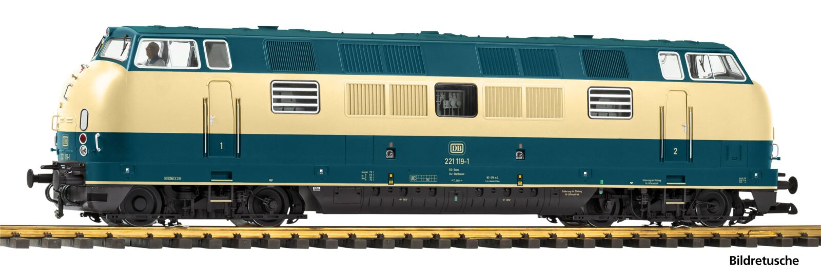 Locomotiva Diesel / Sound BR 221 DB Epoca IV Scala G DS Modellismo Locomotiva Diesel / Sound BR 221 DB scala G