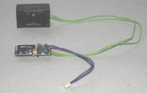Decoder sonoro e altoparlante scala H0