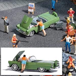 A set: Esposizione del motore scala H0 Busch