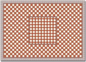 Piastrelle decorative “Quadrato scala H0