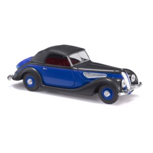 EMW 327 Cabrio Blu scala H0 Busch