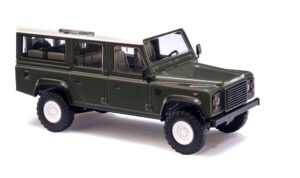 Land Rover verde scala H0 Busch