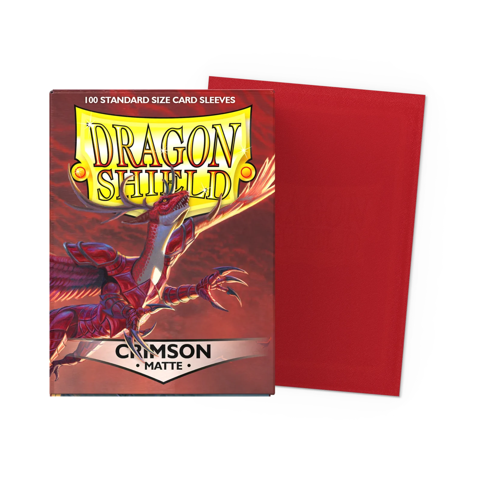 Dragon Shield Buste Protettive Standard da 100 - Matte Crimson AT-11021 DS Modellismo Dragon Shield Buste Protettive Standard