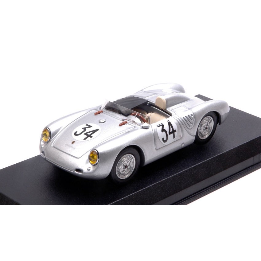 Porsche 550 RS N.34 24 H Le Mans 1958 "Franc" (J.Dewes)-J.Kerguen 1:43 DS Modellismo Porsche 550 RS N.34 24 H Le Mans 1958 "Franc" (J.Dewes)-J.Kerguen 1:43