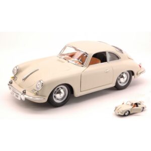 Porsche 356 B Coupe' 1961 White-cream 1:24