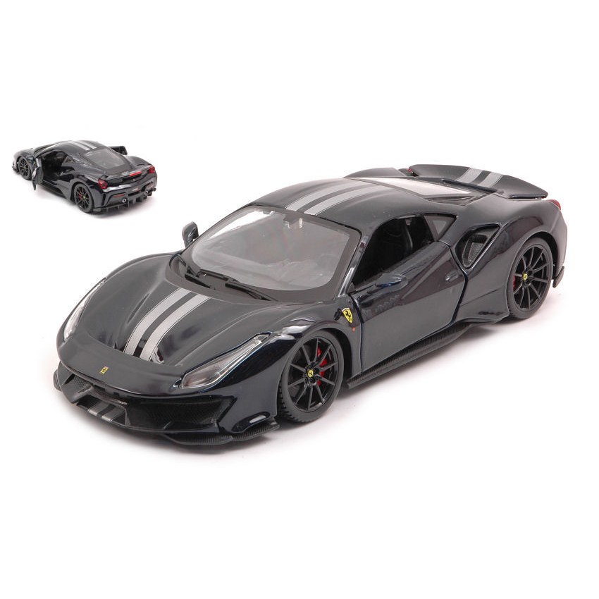 Ferrari 488 GTB Dark Blue 1:24 DS Modellismo Ferrari 488 GTB Dark Blue 1:24