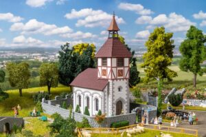 Chiesa del villaggio cimitero scala H0