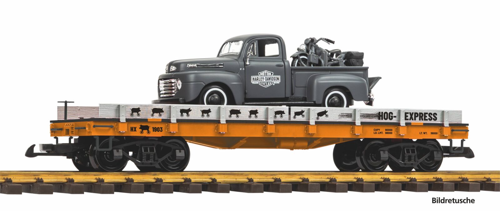 Carro Trasporto Auto FLSTS 1950 Chevrolet 310 Pickup Scala G DS Modellismo Carro Trasporto Auto FLSTS 1950 scala G