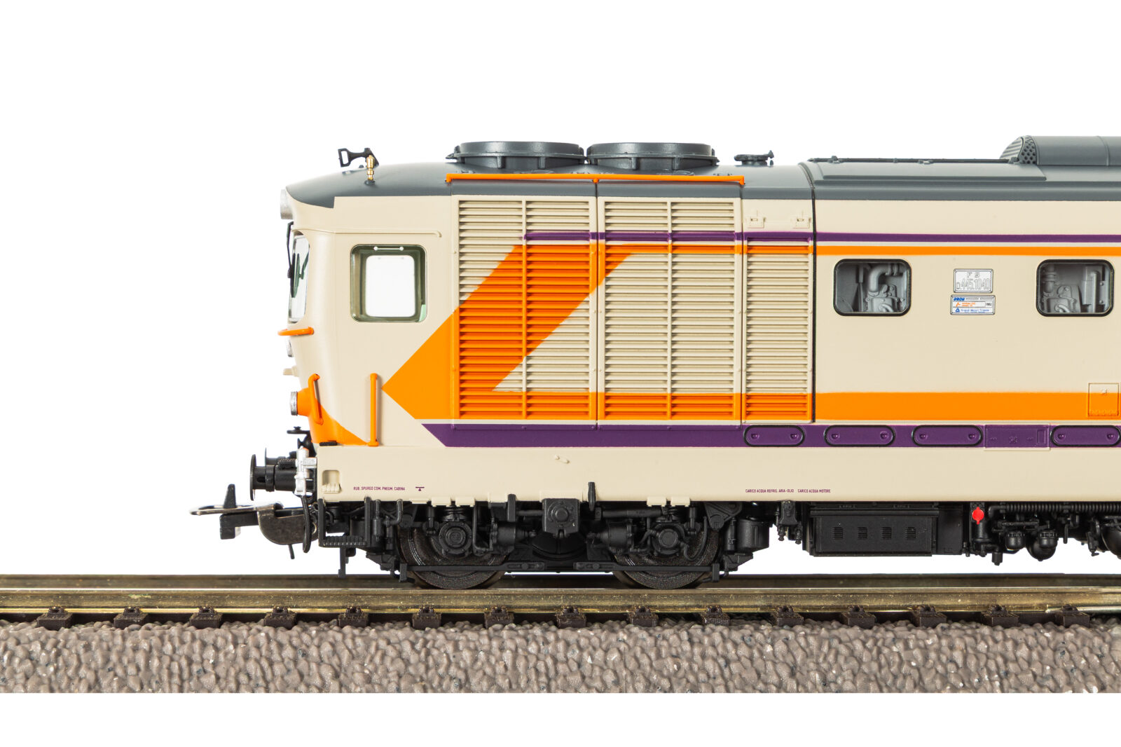 Locomotiva Diesel / Sound XP D.445.1040 2^Serie Navetta FS Epoca IV con dispositivo fumogeno e ventole motorizzate (esclusiva eMMemodels) Scala H0 DS Modellismo Locomotiva Diesel / Sound XP scala H0