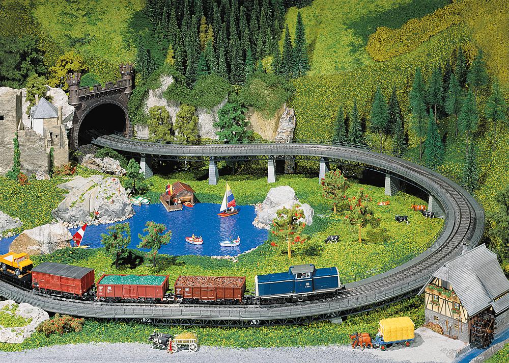 Set ponte di salita e discesa Scala H0 DS Modellismo Set ponte di salita e discesa scala H0