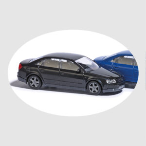 Audi A4 nero scala H0 Busch