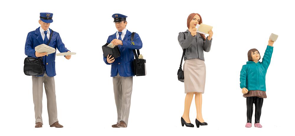 Persone all'ufficio postale Scala G DS Modellismo Persone all'ufficio postale scala G Faller