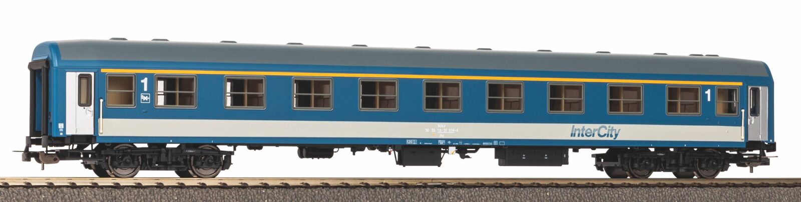 Carrozza Passeggeri con Scritta IC 1^ Classe MAV Epoca V Scala H0 DS Modellismo Carrozza Passeggeri Scritta IC 1^ scala H0