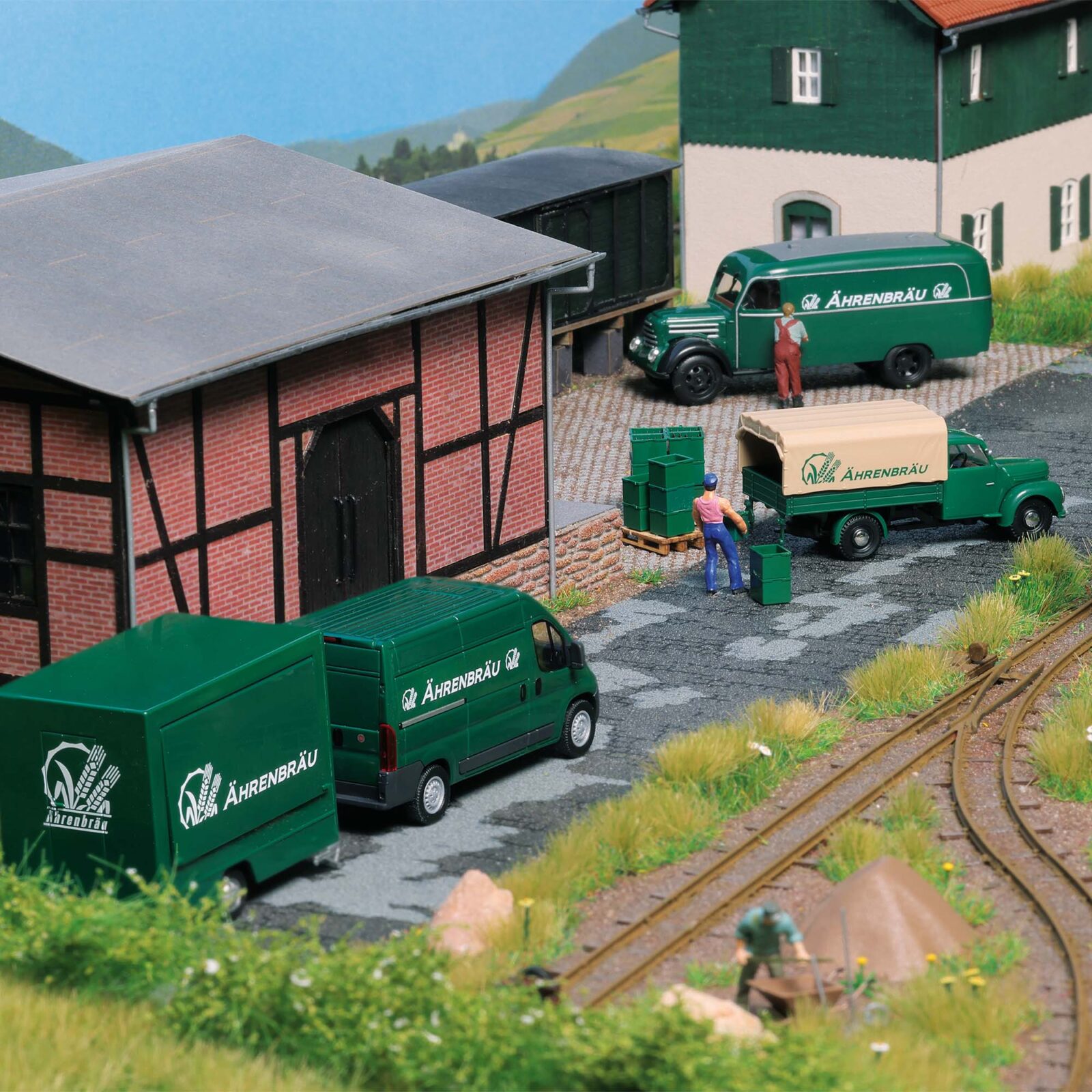 Framo / Pritsche - Ährenbräu Scala H0 DS Modellismo Framo / Pritsche Ährenbräu scala H0 Busch