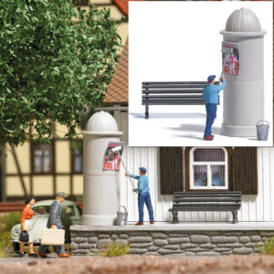 Set: Adesivo per manifesti scala H0 Busch