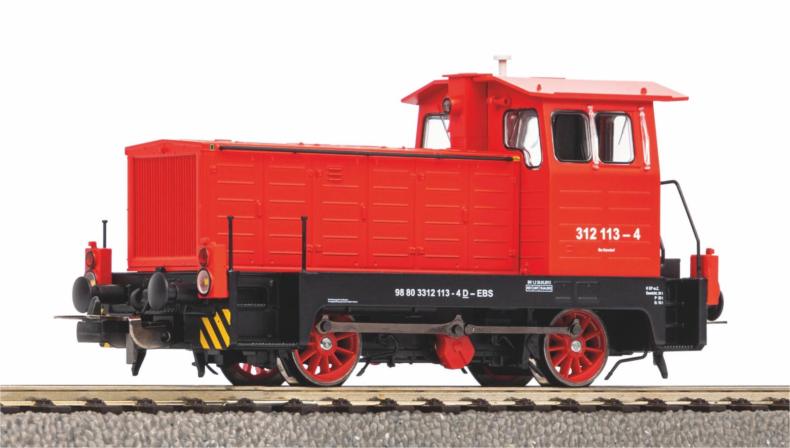 Locomotiva Diesel BR 312 EBS Epoca VI Scala H0 DS Modellismo Locomotiva Diesel BR 312 EBS Epoca scala H0