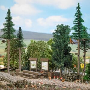 Foresta alta scala H0 Busch