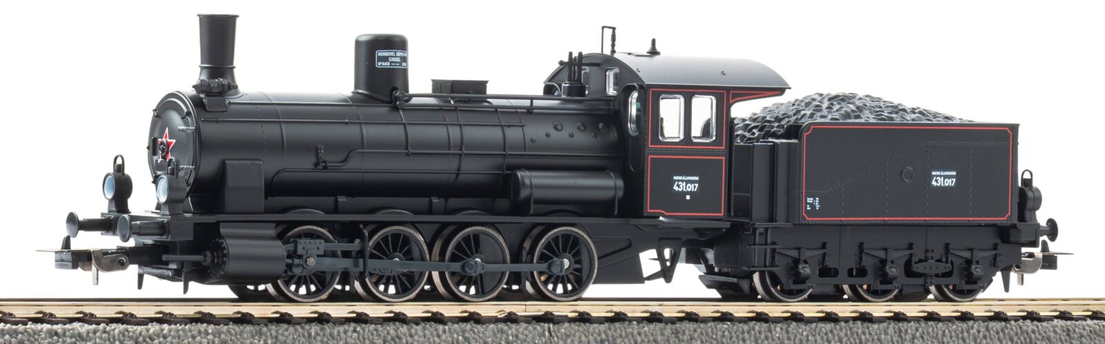 Locomotiva a Vapore con Tender 431 (BR 55 / G7.1) MAV Epoca III Scala H0 DS Modellismo Locomotiva a Vapore Tender 431 MAV scala H0