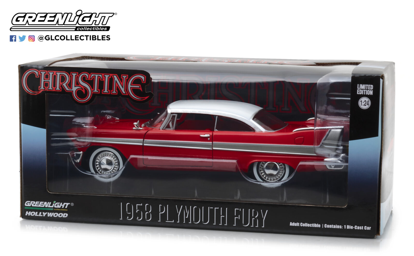 Christine (1983) - 1958 Plymouth Fury DS Modellismo Christine 1958 Plymouth Fury scala 1:24