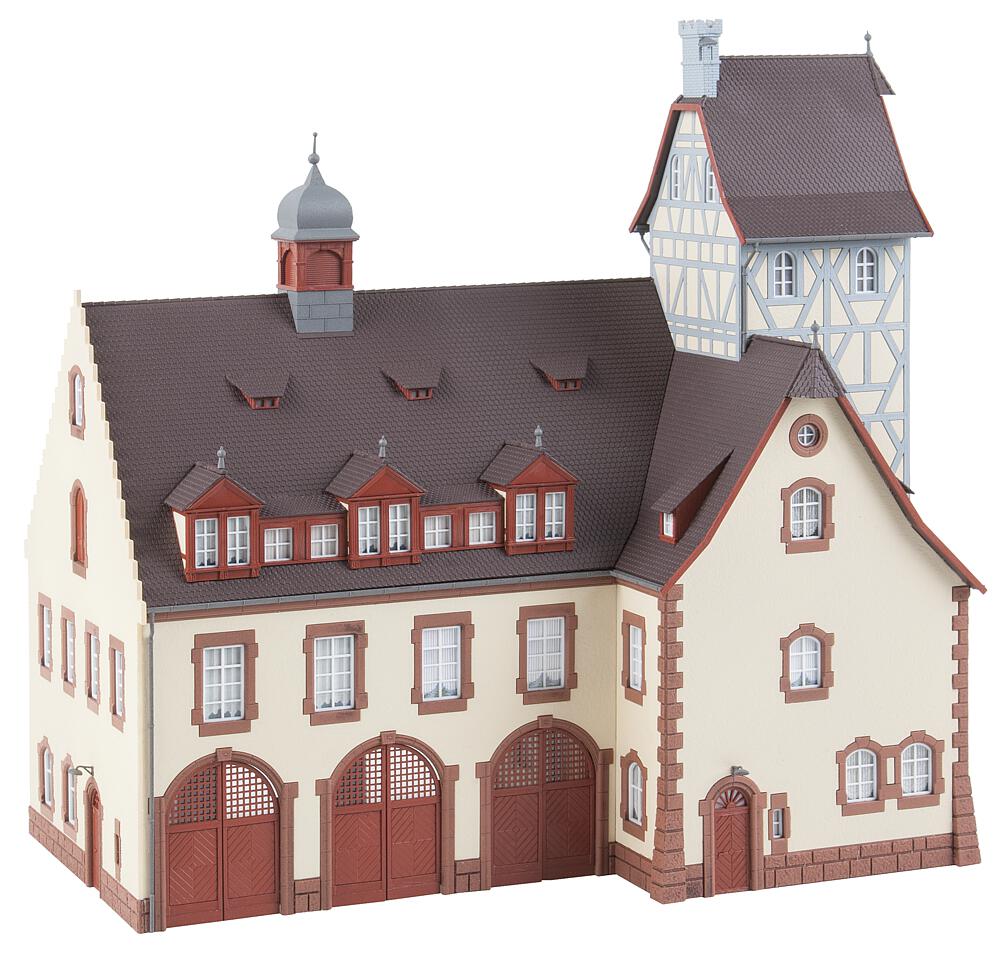 Caserma dei vigili del fuoco Scala H0 DS Modellismo Caserma dei vigili del fuoco scala H0 Faller