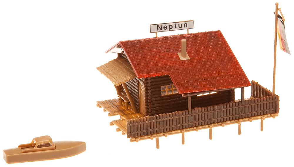 Rimessa delle barche Scala H0 DS Modellismo Rimessa delle barche scala H0 Faller