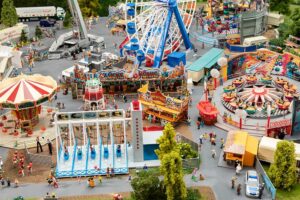 Set da fiera Divertimento da fiera scala H0