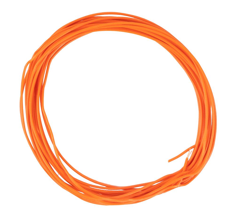 Cavo a trefoli 0,04 mm², 10 m - Arancione DS Modellismo Cavo a trefoli 0,04 mm², 10 m Arancione