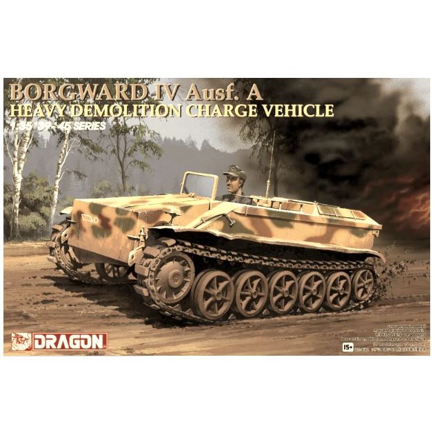 Borgward IV Ausf. A Heavy Demolition Charge Vehicle Kit 1:35 DS Modellismo Borgward IV Ausf. A Heavy Demolition Charge Vehicle Kit 1:35