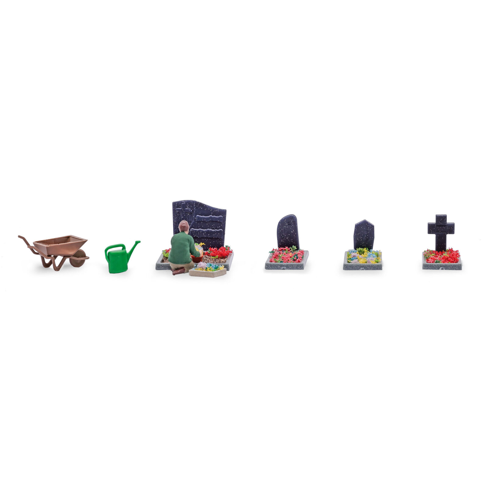 Set Azione: Cura delle Tombe Scala H0 DS Modellismo Set Azione: Cura delle Tombe scala H0 Busch